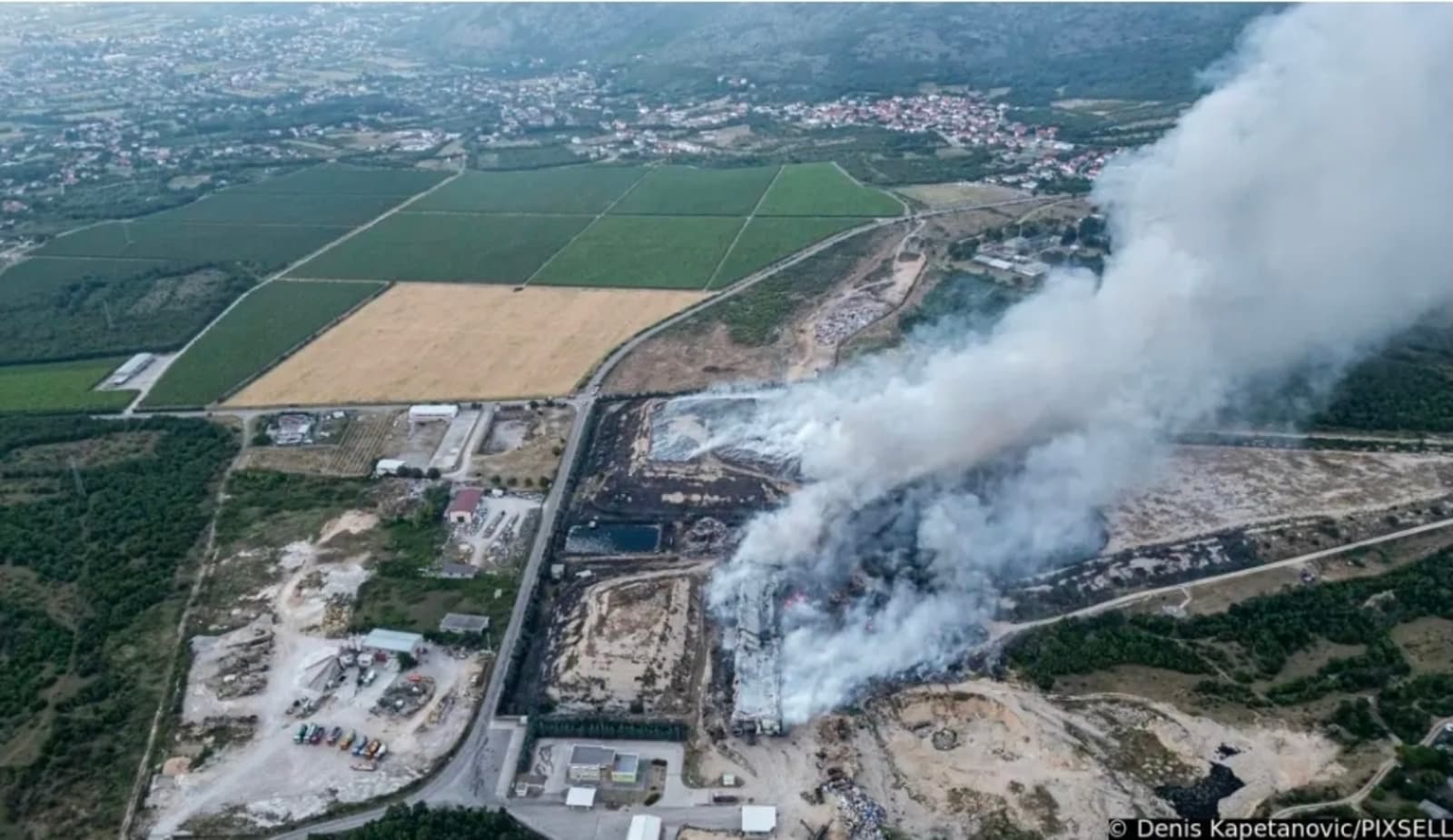 Potvrđeni teški metali u zemljištu nakon požara na deponiji Uborak - slika 1