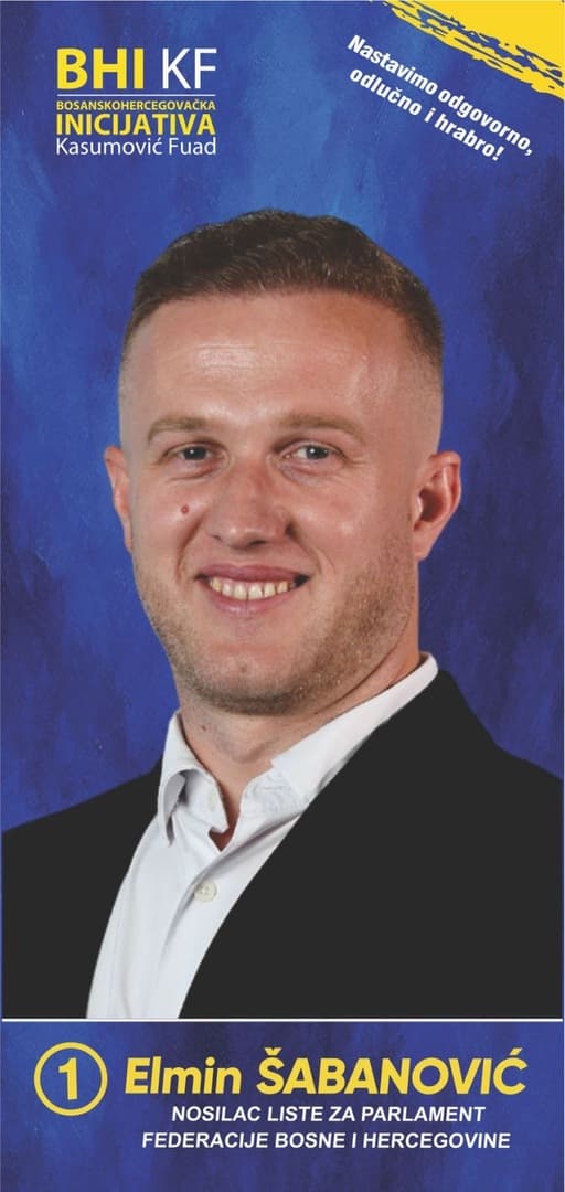 Elmin Šabanović nosilac liste BHI-KF za Parlament FBiH: Mladost, energija i djela - slika 1