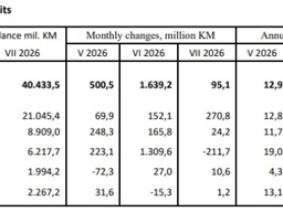 Novca u BiH sve više: Novčana masa za godinu porasla za 4,66 milijardi KM