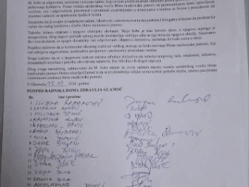 Zbog otkaza Bošnjaku pobuna u Domu zdravlja Glamoč: I Srbi i Hrvati potpisuju peticiju