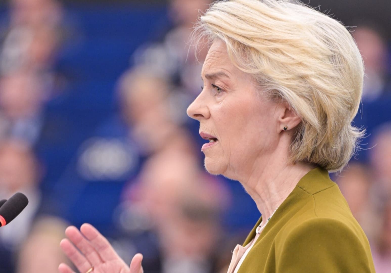Von der Leyen: Bila sam užasnuta prizorima sa sahrane Mladića - slika 1