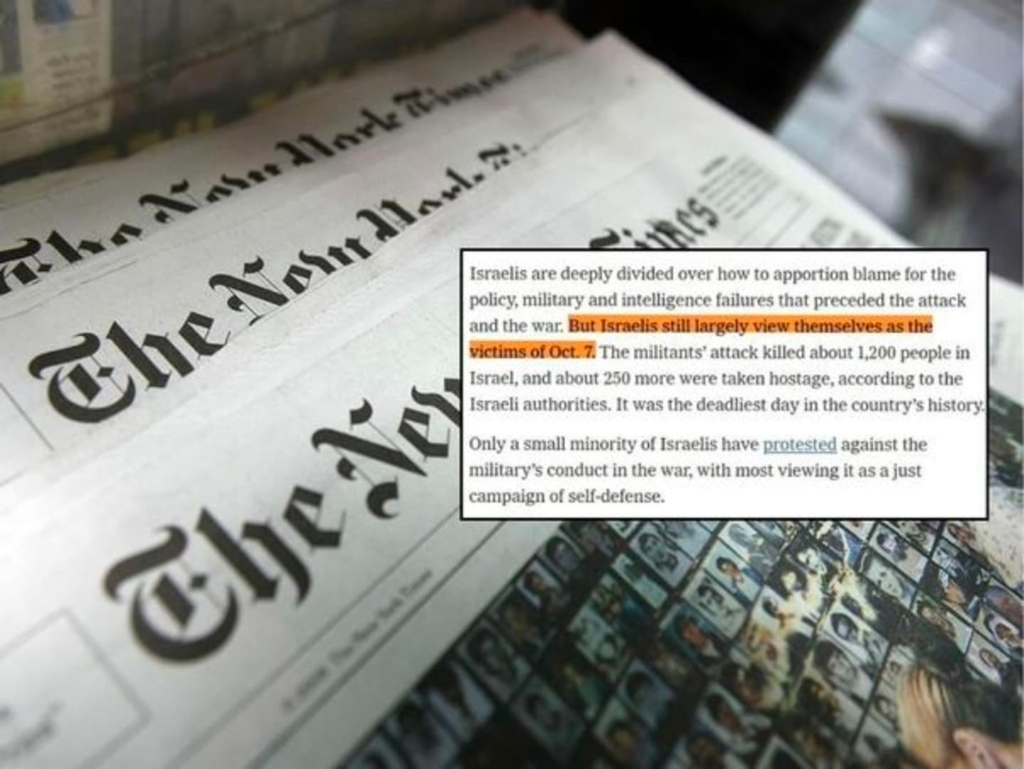 Izraelci "žrtve"? Jedna rečenica New York Timesa izazvala lavinu kritika - slika 1