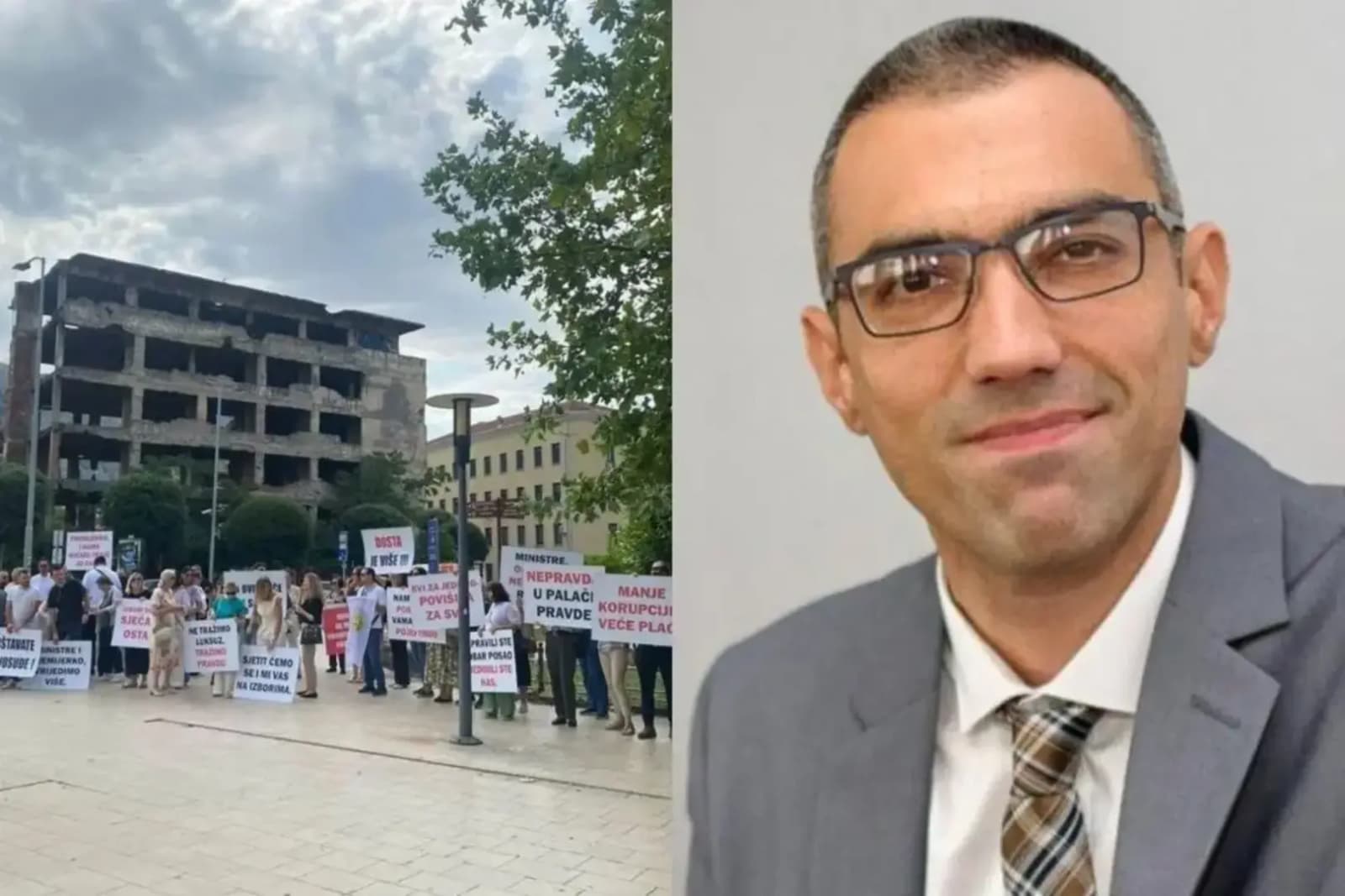 Sindikat pravosuđa HNK: „Ministar Karanović i Vlada HNK vrše pritisak i prijete... - slika 1