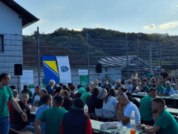 BH ZELENI održali predizborni skup u Vrhovskoj: Mulalić uvjeren u ulazak u Skupštinu USK