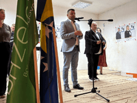 Koalicija za državu održala skup u Sjenini, Hurtić: Pobjednički voz je krenuo i nećemo stati