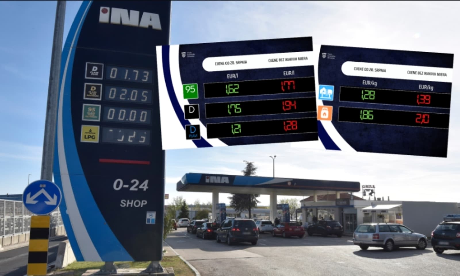 Nove cijene goriva u Hrvatskoj: Vlada dodatno smanjila akzice na dizel - slika 1