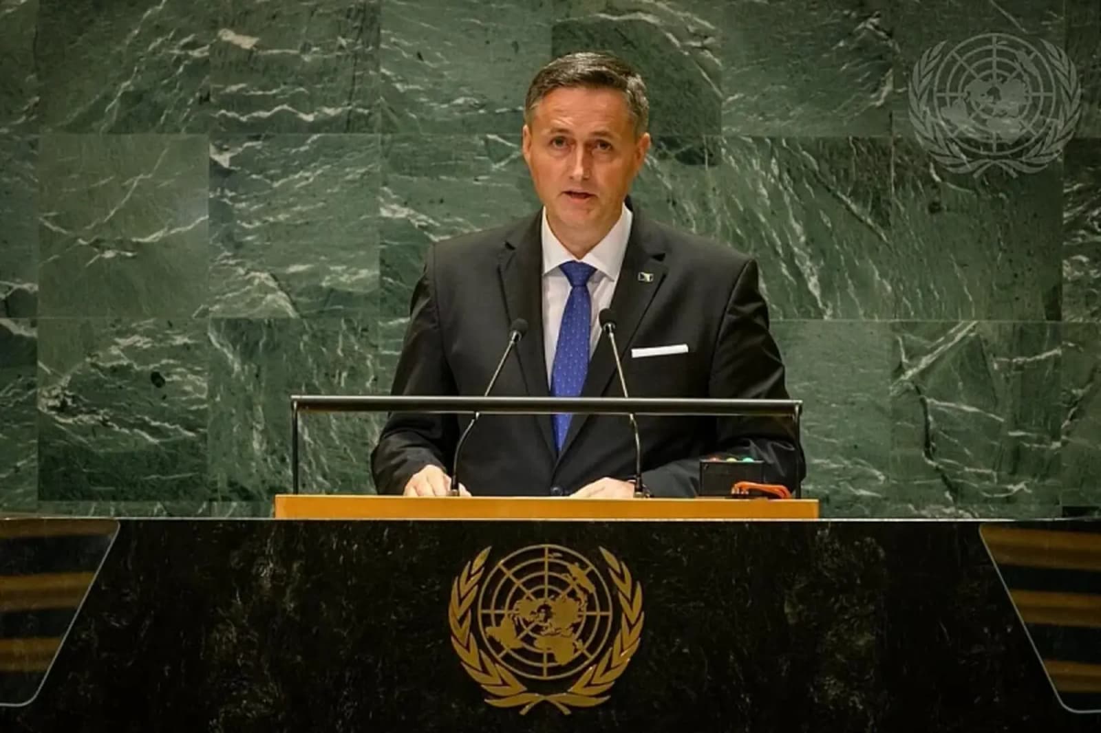 Bećirović u UN-u: Rukovodstvo Rs-a nastavlja prijetiti miru u BiH, a Srbija nije odustala od politike koja dovodi do genocida - slika 1