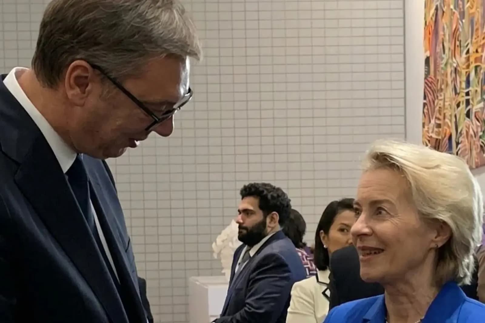 Vučić objavio fotografiju s Ursulom von der Leyen u Njujorku: "Vjerujem da će Srbija ubrzati svoj put u EU" - slika 1