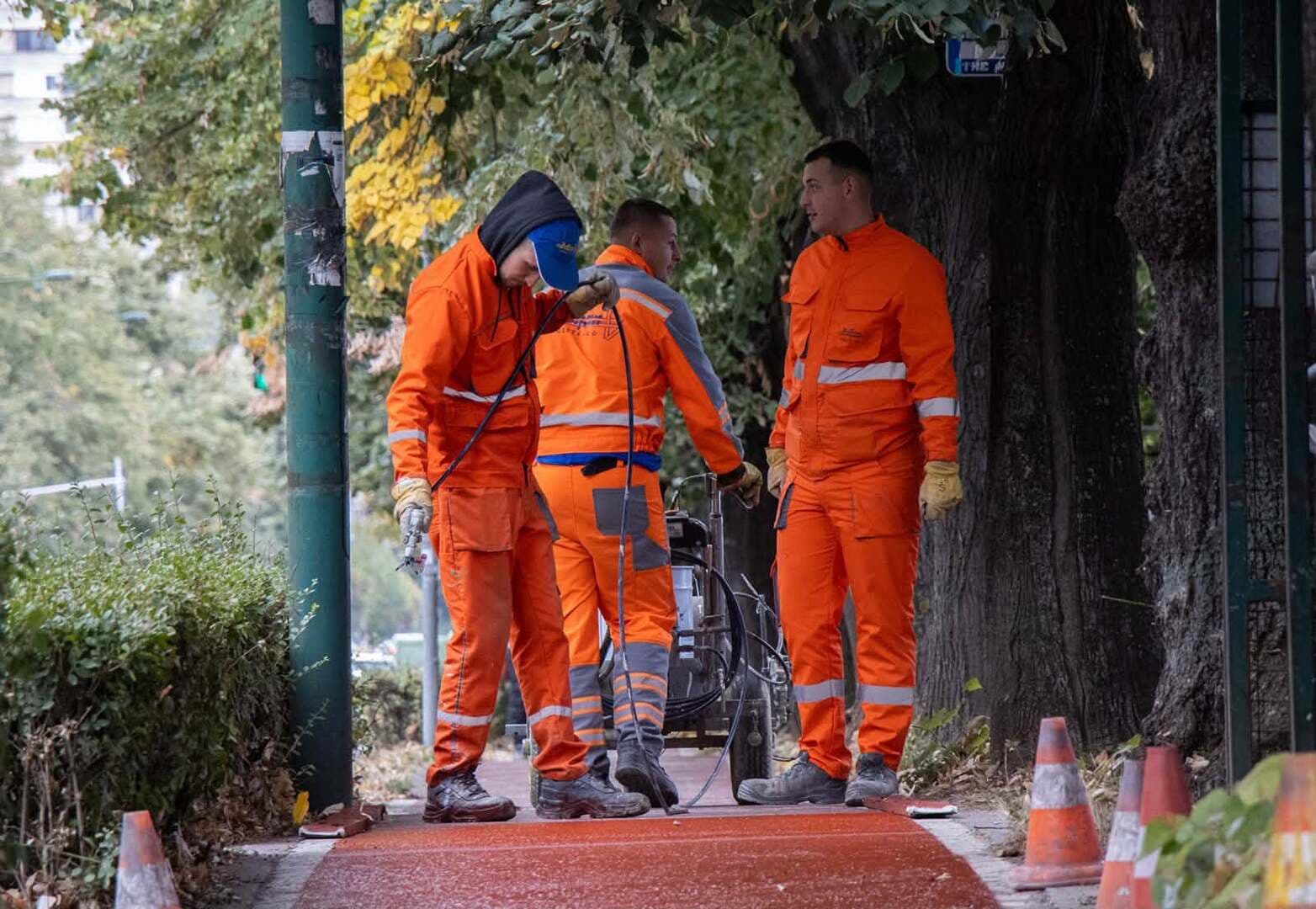 Obnova biciklističke staze u Novom Sarajevu: Započeti radovi na redovnom održavanju u Ulici Topal Osman-paše - slika 1
