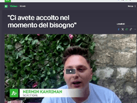 Rođen u Italiji dok je njegova porodica bježala iz opkoljenog Sarajeva: „Primili ste nas kada nam je bilo najpotrebnije“
