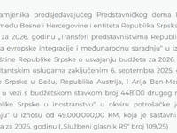 Ustavni sud BiH odlučuje o 64 miliona KM za predstavništva Rs: U predmetu i ugovor s Ari Ben-Menasheom