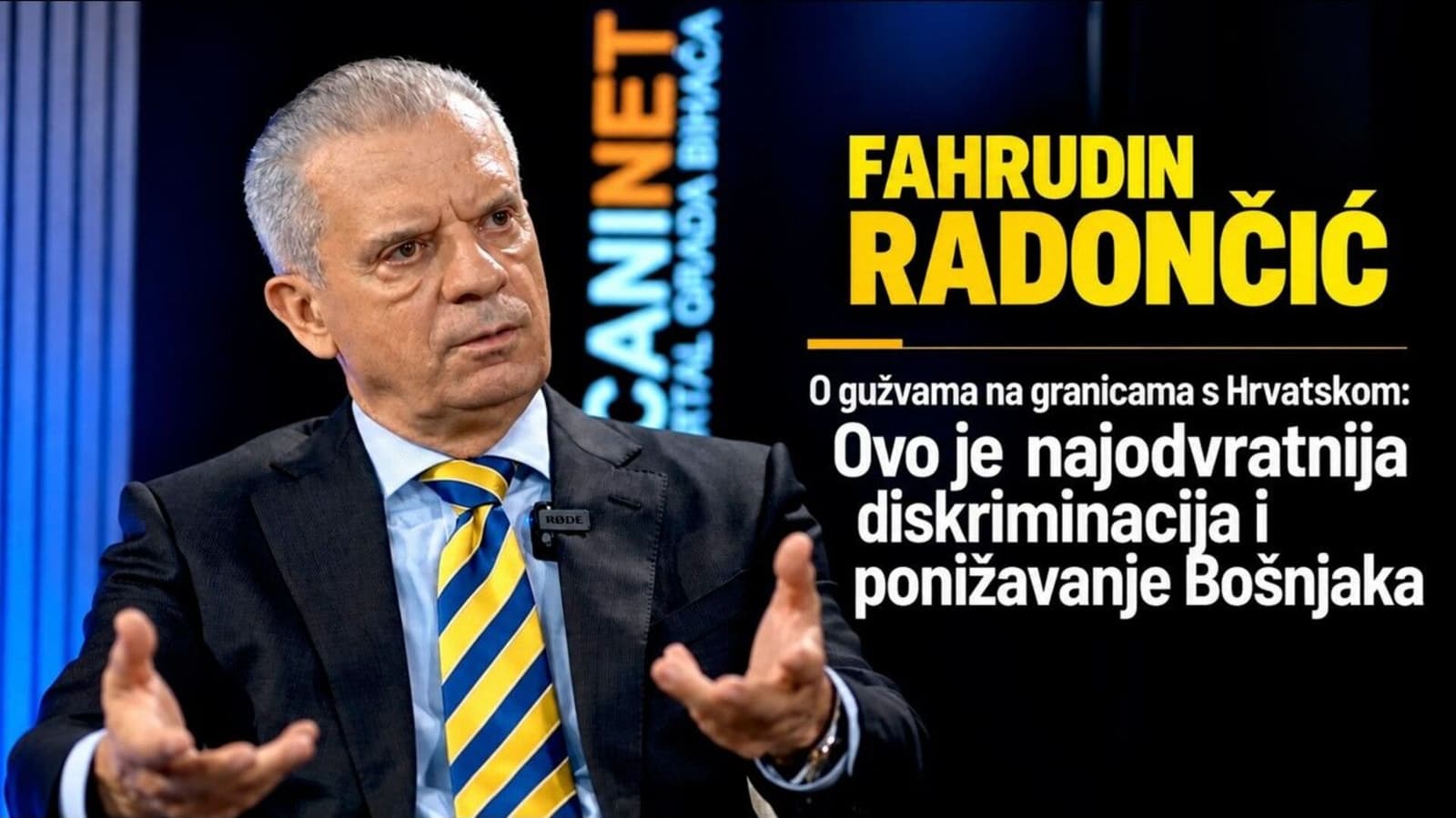 Radončić u Krajini: Ovo je najodvratnija diskriminacija i ponižavanje Bošnjaka - slika 1