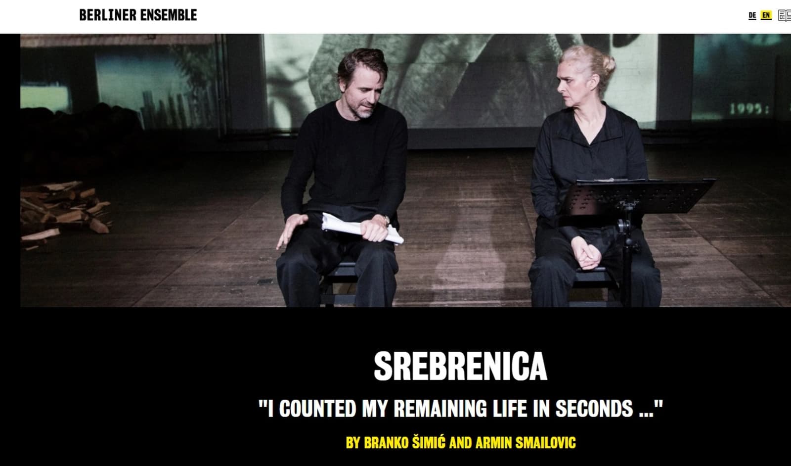 Srebrenica na sceni jednog od najpoznatijih njemačkih teatara - slika 1