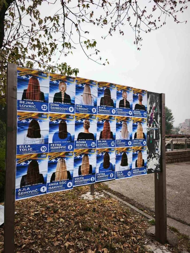 NEOBIČNA KAMPANJA: Kandidatkinje SBB-a okrenule leđa kameri. U moru istih lica nudimo rješenja - slika 1