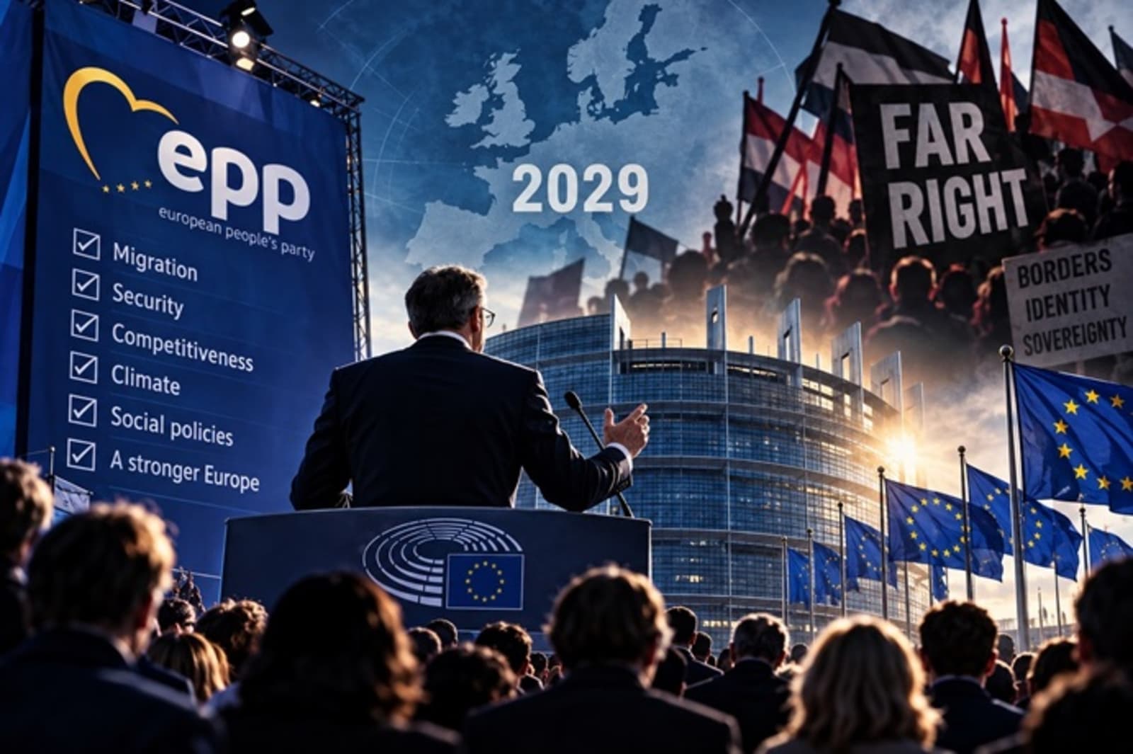EPP već sprema izbore 2029: Kako zaustaviti rast krajnje desnice dijeli najveću političku porodicu u Evropi - slika 1