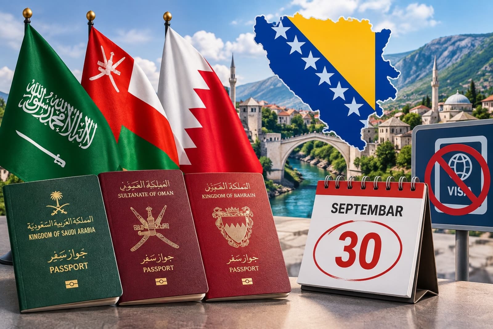 Danas ističe bezvizni režim za građane Saudijske Arabije, Omana i Bahreina - slika 1