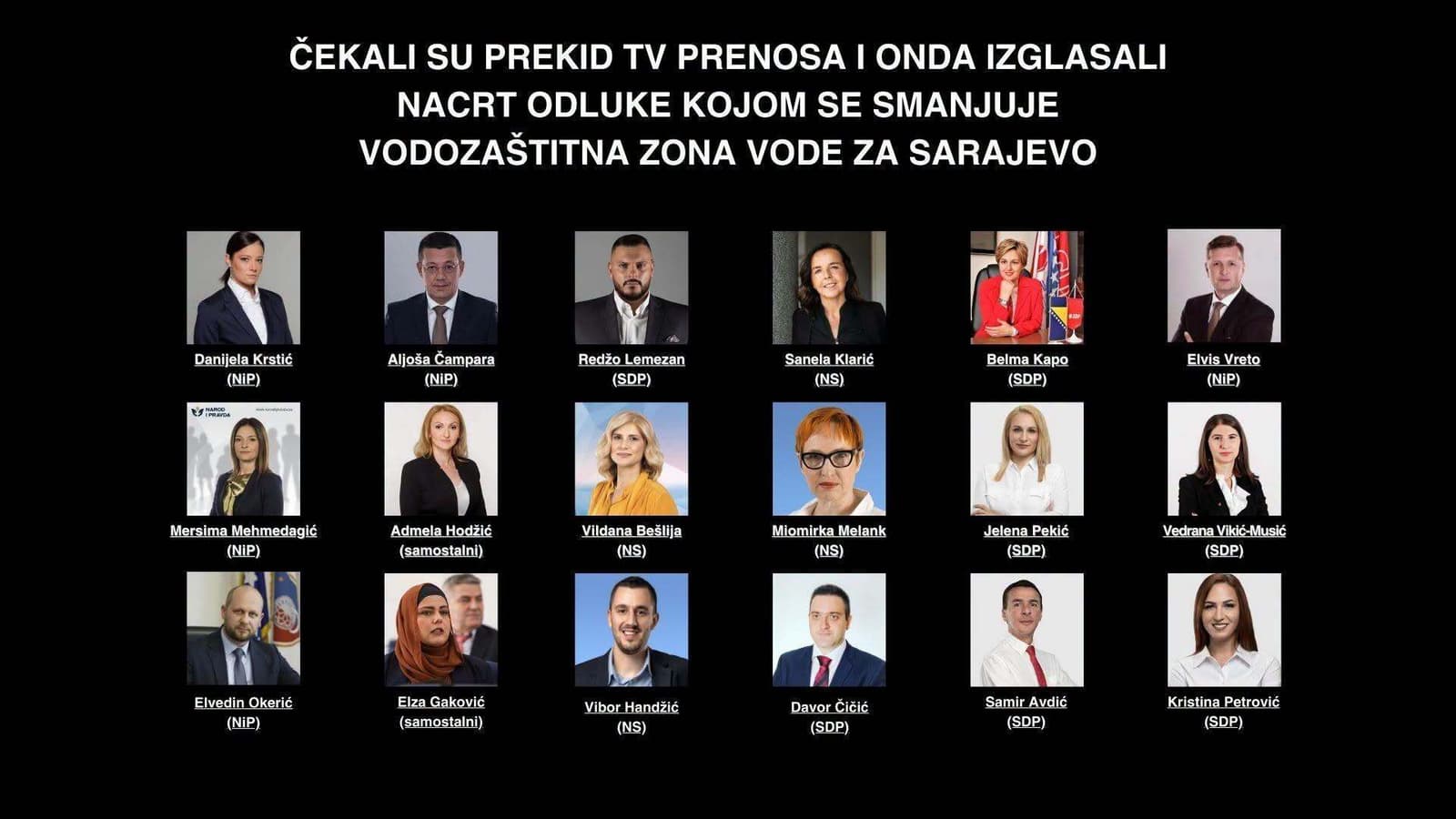 Eko akcija pred izbore optro prozvala zastupnike Trojke u Skupštini KS - slika 1