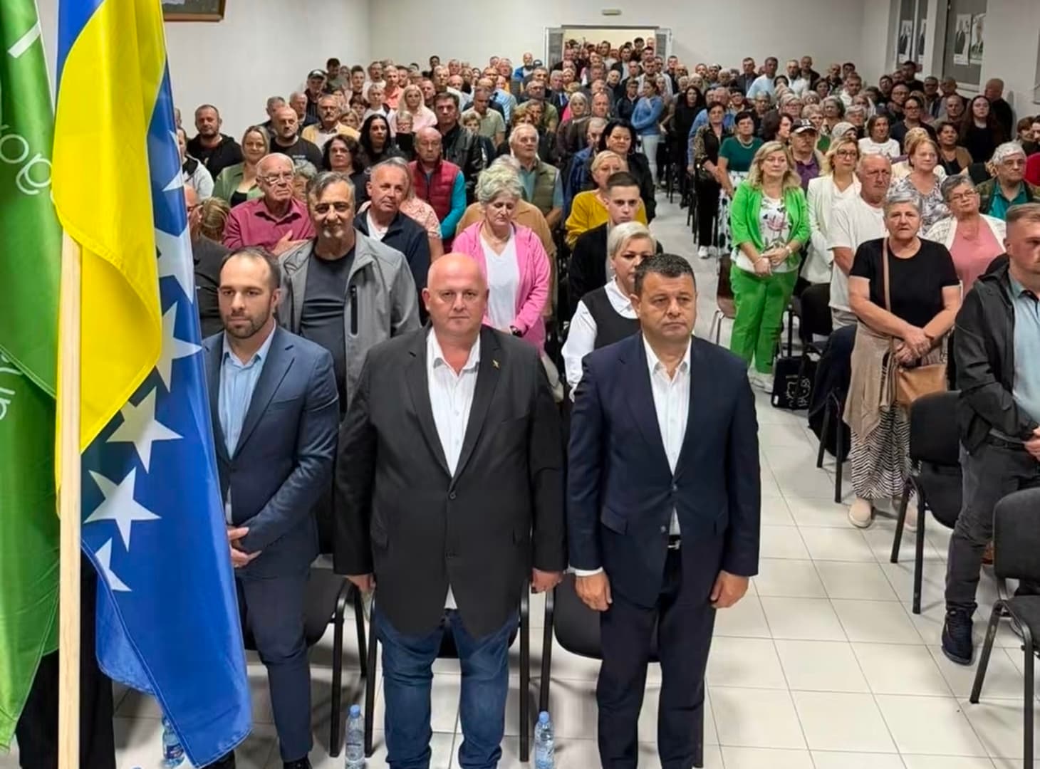 BH Zeleni u Grapskoj: Glas nije roba, a sjećanje na šehide nije na prodaju - slika 1