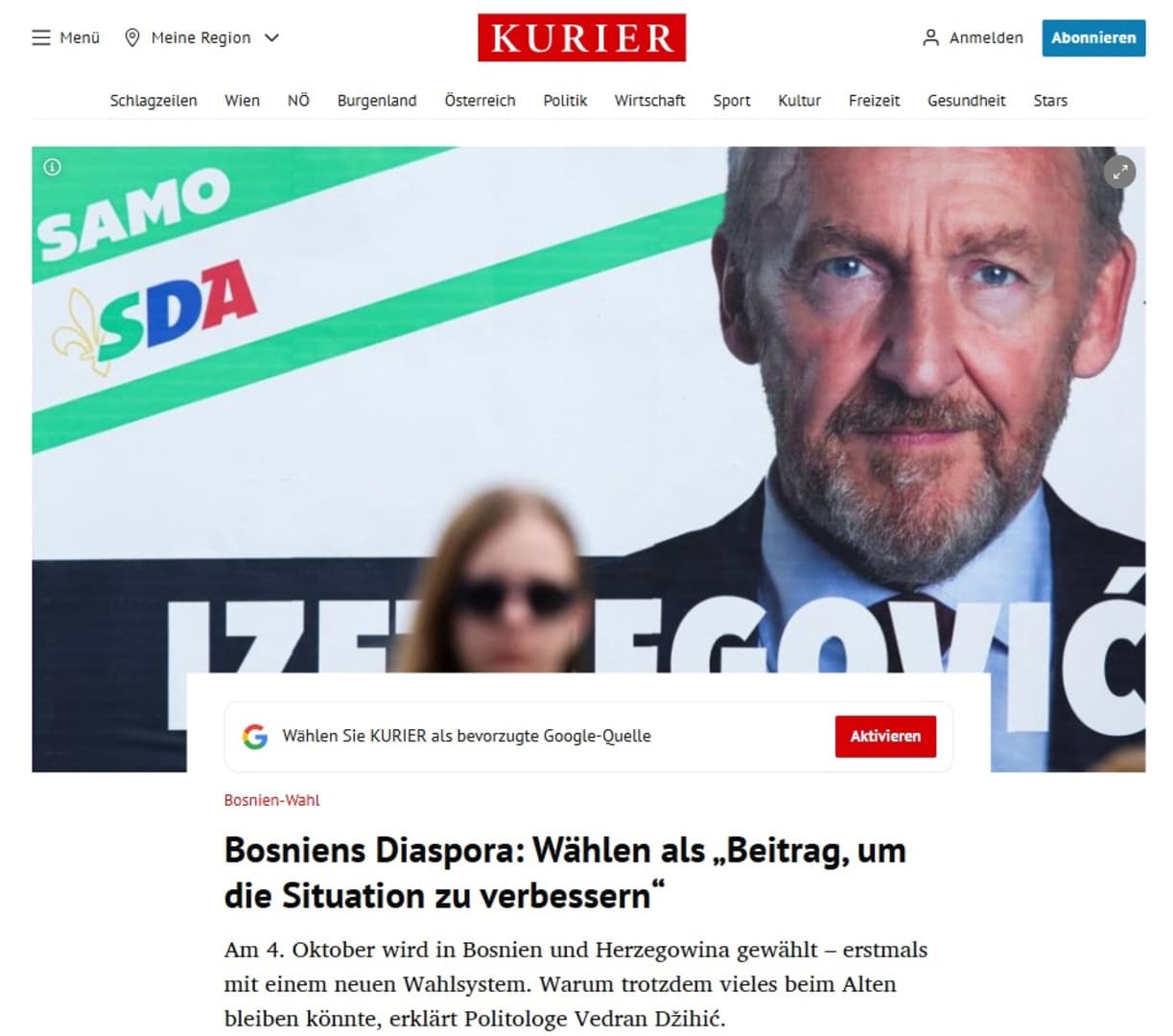 Austrijski Kurier otvorio pitanje bh. dijaspore: Milioni izvan zemlje, tek oko 48.000 registriranih birača - slika 1