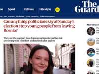 Guardian: Mladi napuštaju BiH, roditelji im govore da odu
