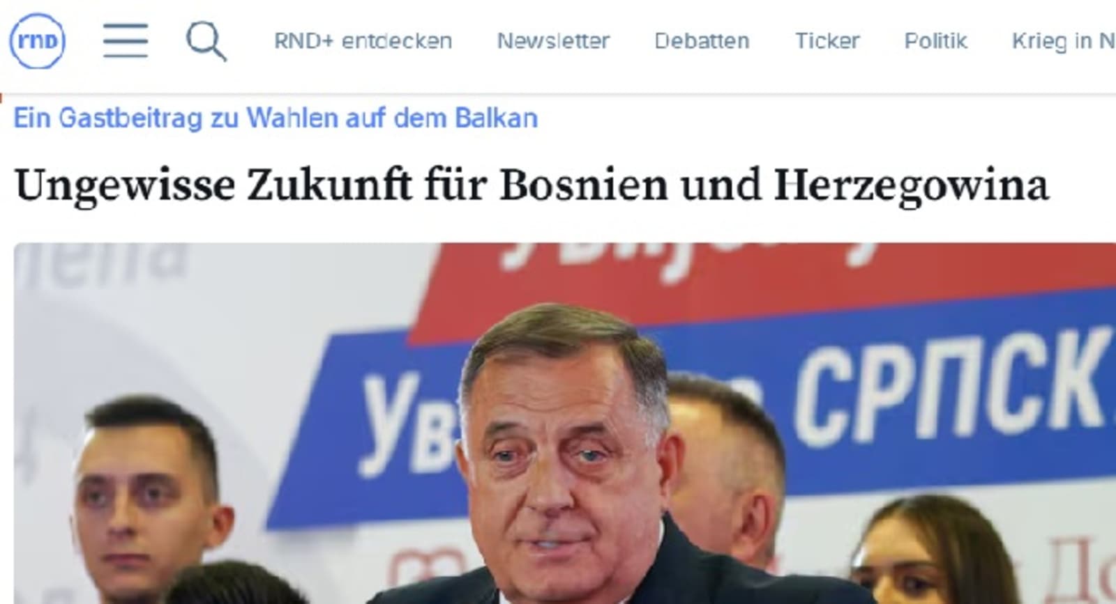 Bivši savjetnik OHR-a traži jačanje EUFOR-a: Otcjepljenje Rs ne bi prošlo mirno - slika 1