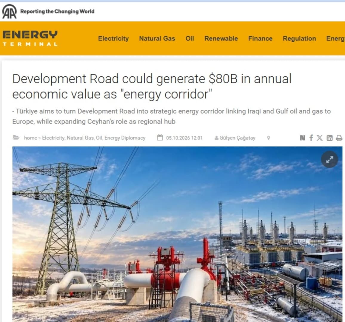 Turska planira veliki energetski koridor od Zaljeva do Evrope - slika 1