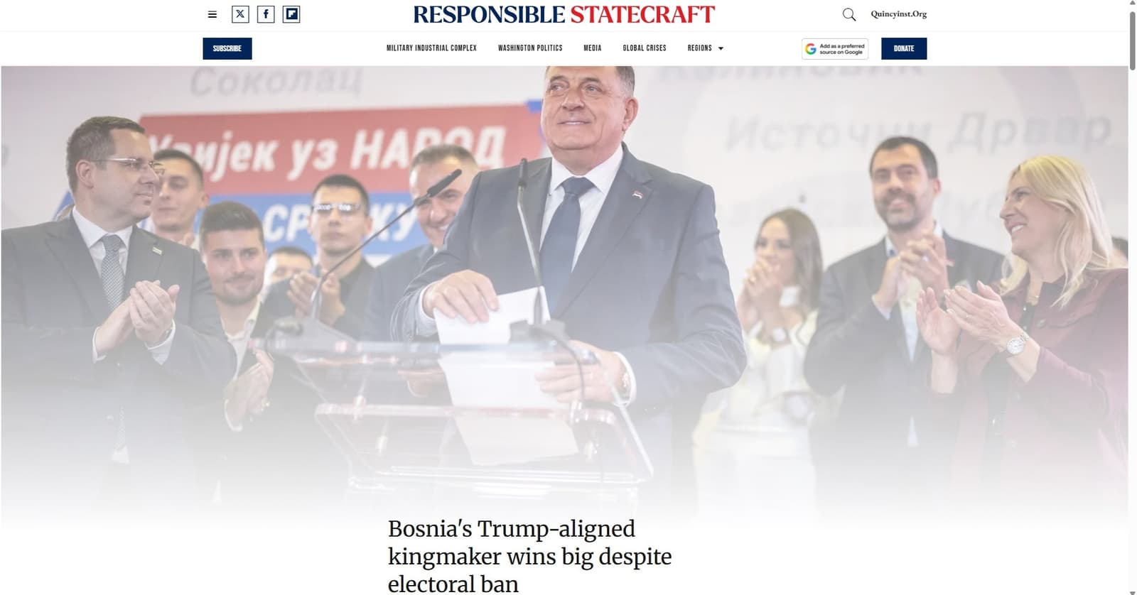 Američka analiza: Dodik potrošio milione na Trumpove lobiste, a Rusija profitira bez ikakvog napora - slika 1