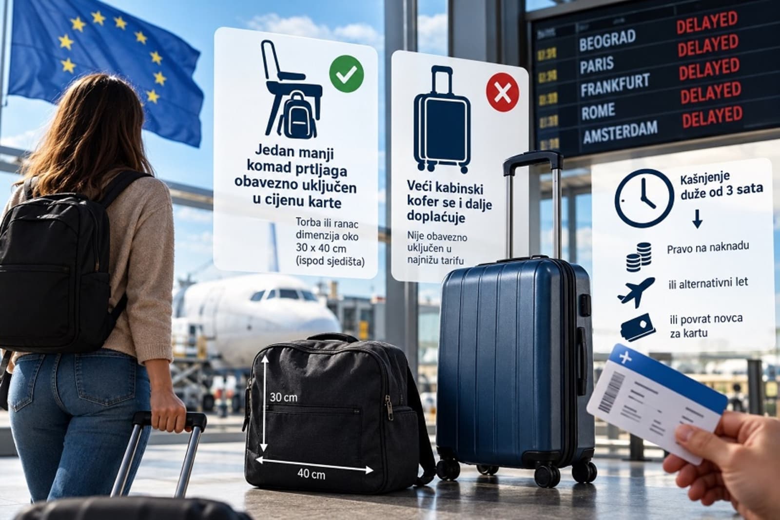 Nova pravila EU za avioprijevoznike: Jeftine karte više neće smjeti skrivati dodatne troškove - slika 1
