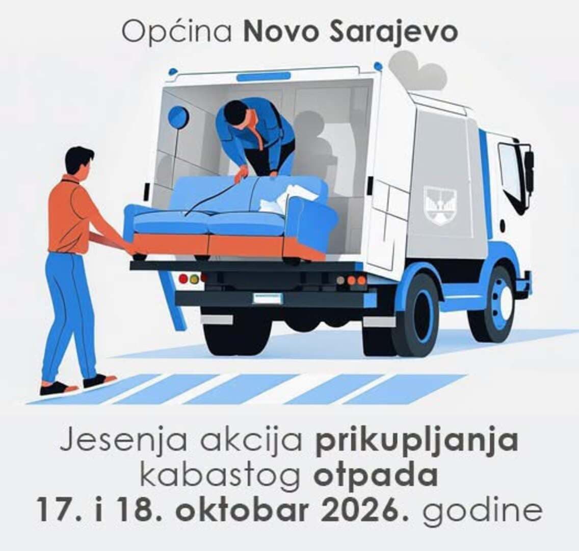 Novo Sarajevo: Prikupljanje kabastog otpada 17. i 18. oktobra, objavljene lokacije za odlaganje - slika 1
