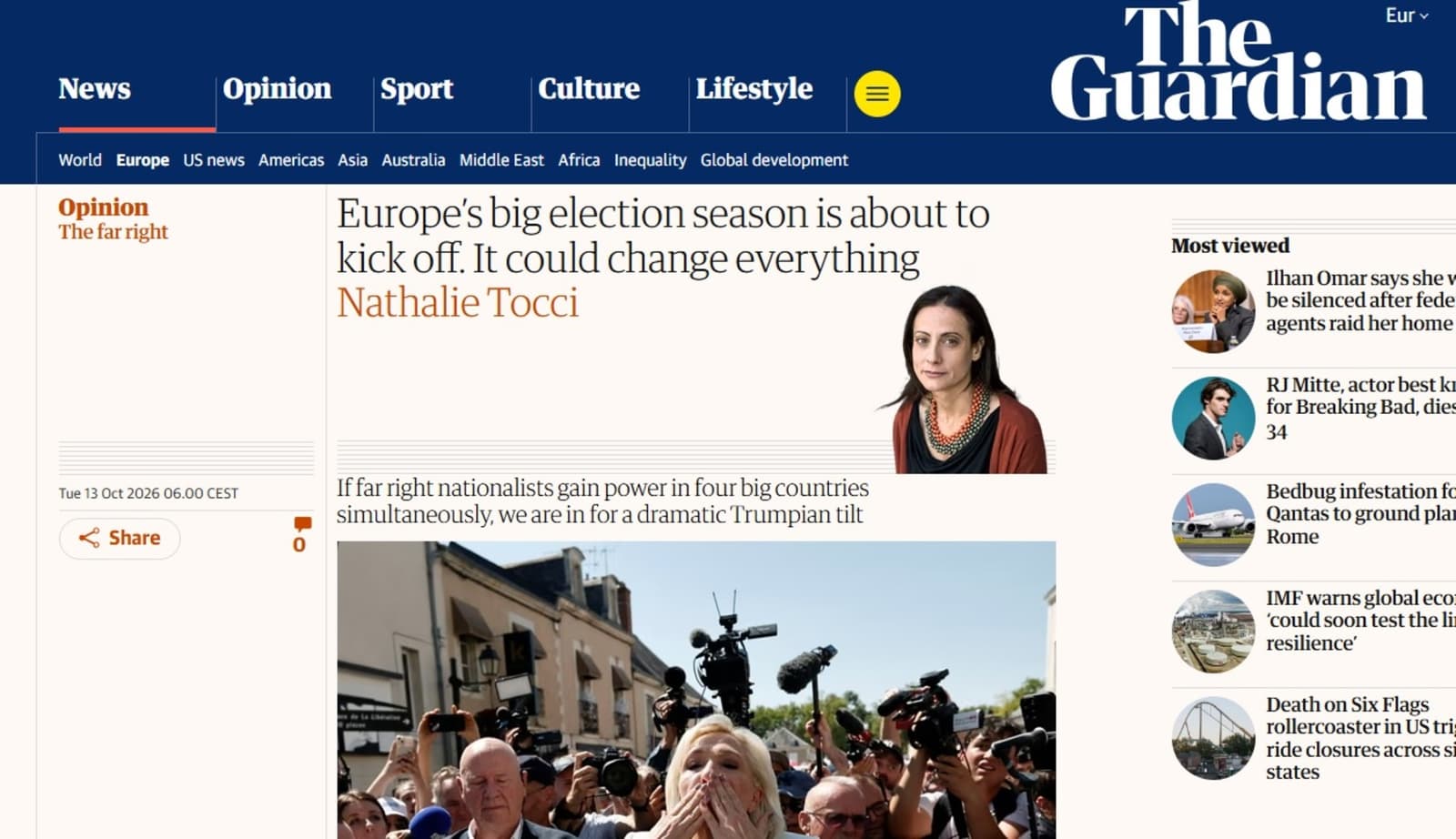 Guardian: Izbori u četiri velike države mogli bi radikalno promijeniti Evropu - slika 1
