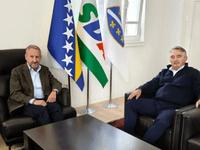 Izetbegović i Komšić u centrali SDA: Razgovor o formiranju vlasti i potencijalnoj koaliciji
