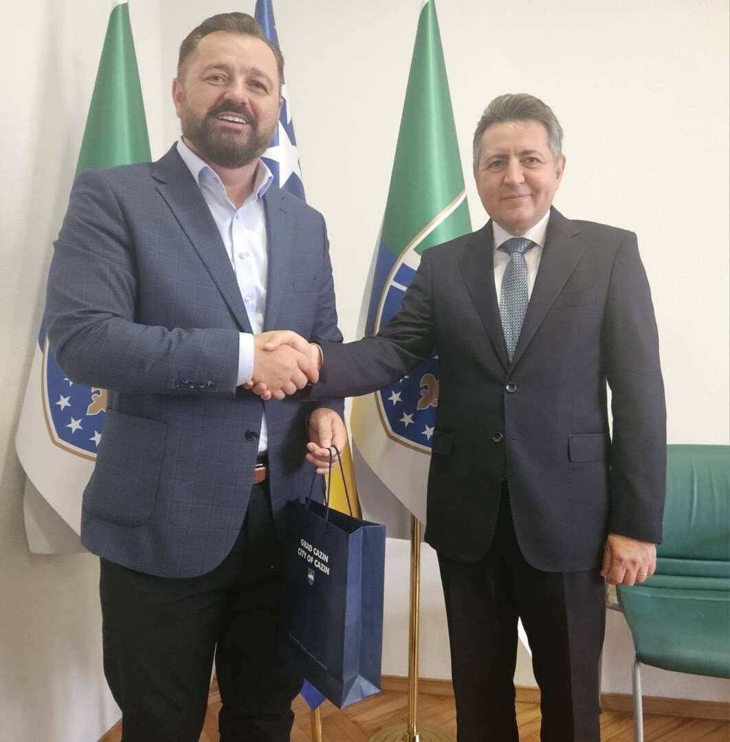 Ogrešević s konzulom Turske: Cazin predstavio poslovnu zonu i mogućnosti saradnje - slika 1