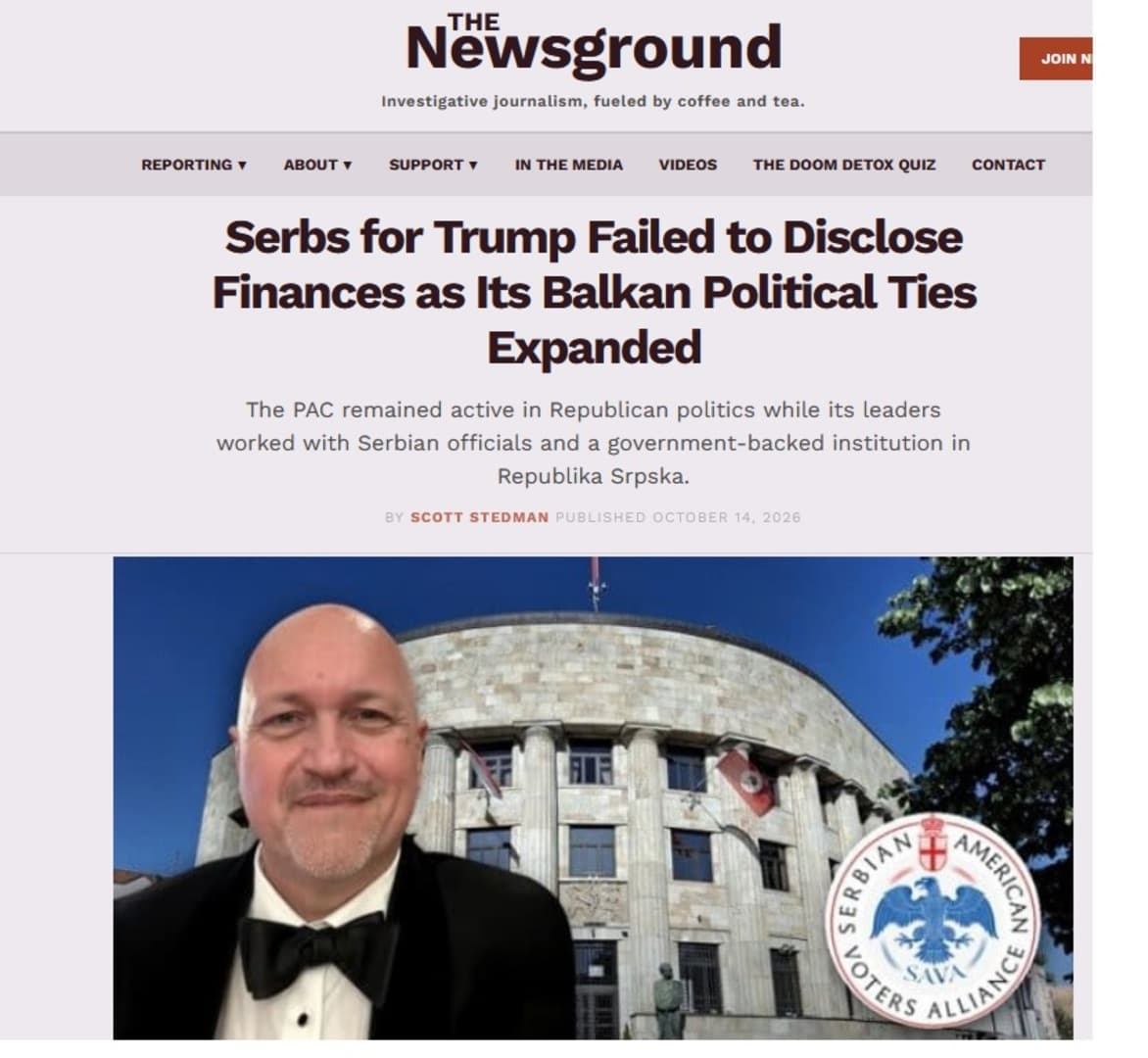 Američka istraga otkriva veze organizacije „Serbs for Trump“ s Dodikovim režimom: Finansijski izvještaji nedostaju već dvije i po godine - slika 1