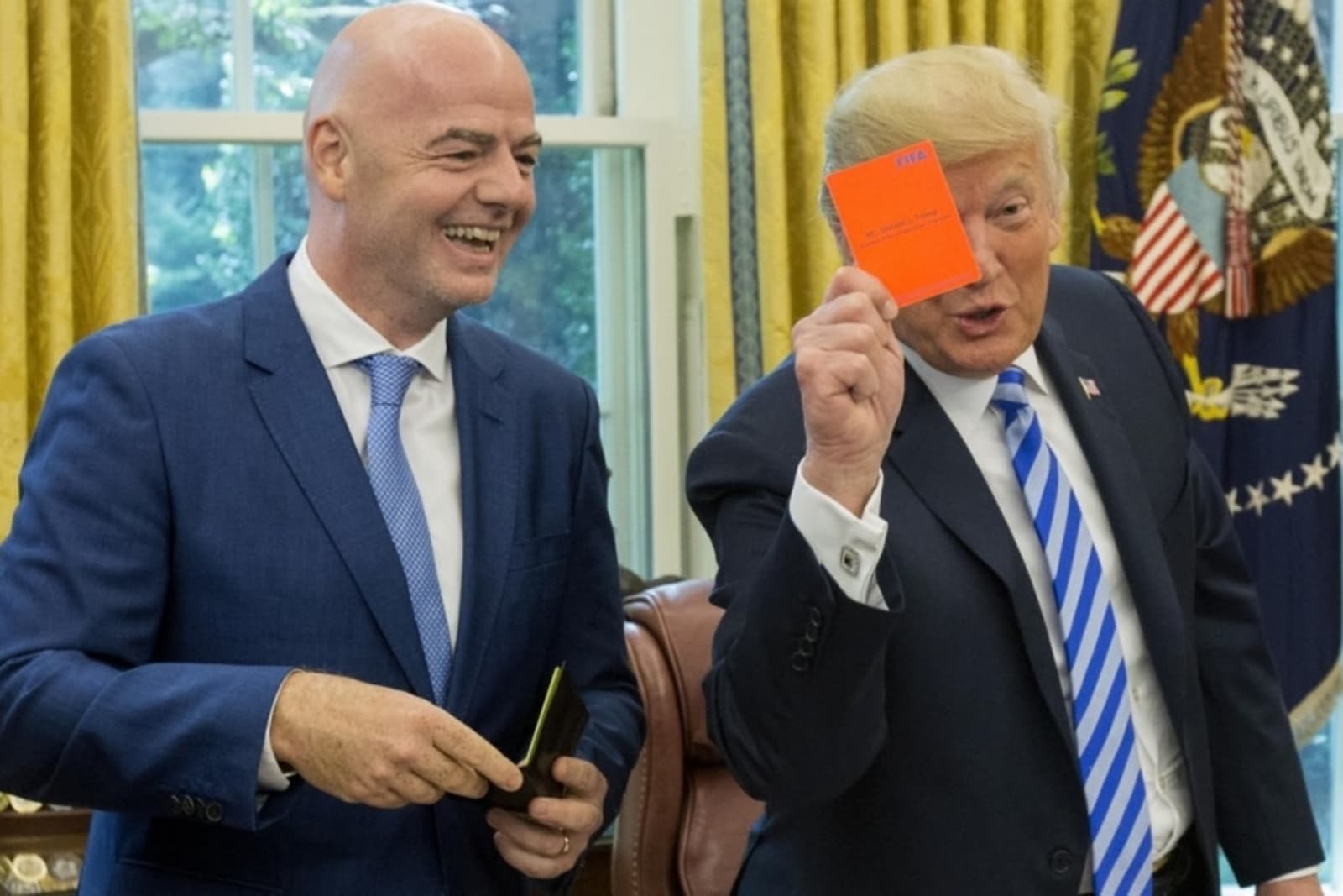 Razotkriven veliki skandal zbog crvenog kartona protiv BiH: Kako je Infantino zbog Trumpa obesmislio pravila - slika 1