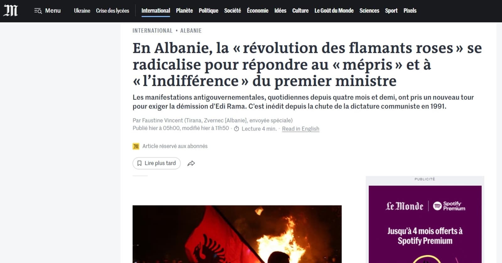 „Revolucija flamingosa“ potresa Albaniju: Pobuna protiv Trumpovog projekta prerasla u zahtjev za smjenu Rame - slika 1