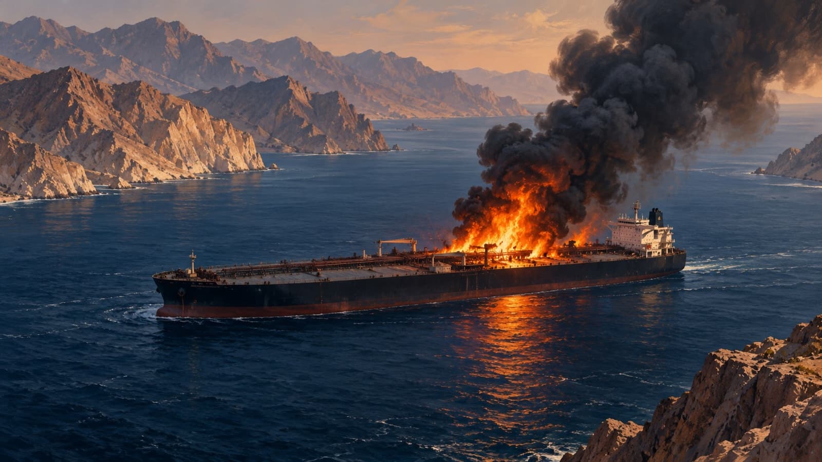 Iran tvrdi da je supertanker sa više od dva miliona barela nafte eksplodirao u Hormuškom prolazu - slika 1