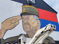 Mladićev mural osvanuo u još jednom bh. gradu
