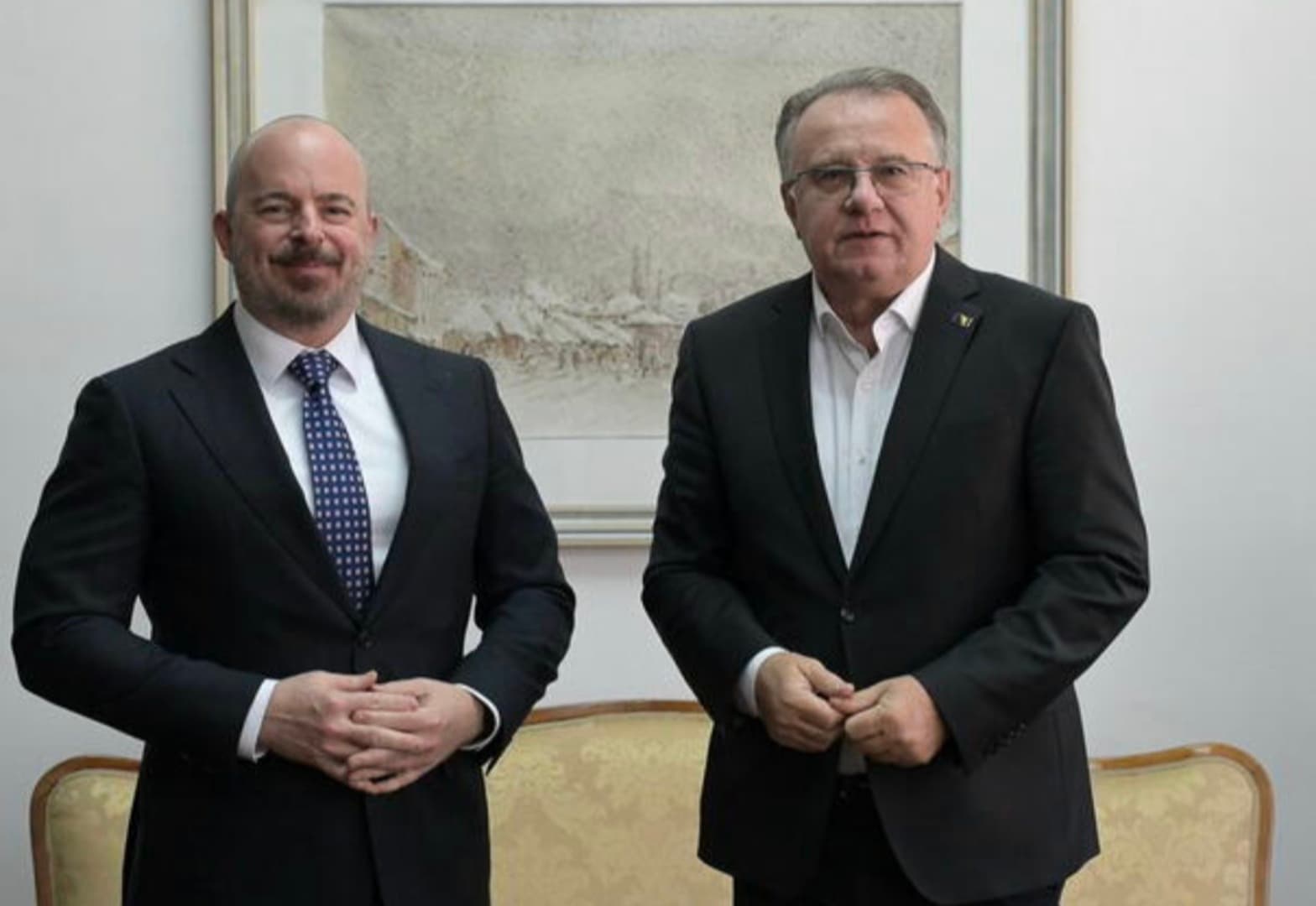 O čemu su razgovarali Nikšić i Ginkel - slika 1
