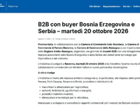 Bh. privrednici u Italiji traže nove poslovne partnere: Susreti kompanija iz BiH, Srbije i Emilije-Romanje