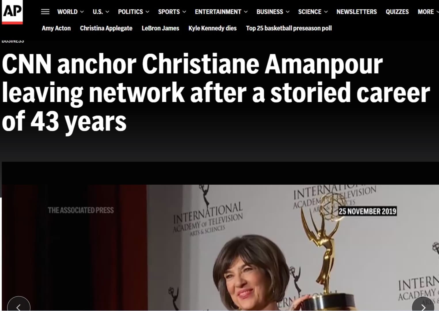 Christiane Amanpour nakon 43 godine napušta CNN: U oproštajnoj poruci prisjetila se strahota rata u Bosni - slika 1