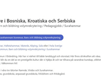 Švedska općina zapošljava nastavnike bosanskog, hrvatskog i srpskog jezika