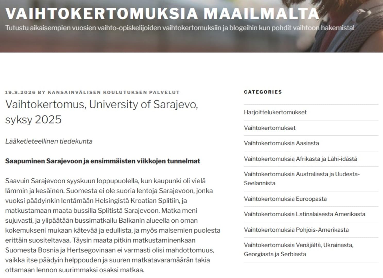 Studentica medicine iz Finske o životu u Sarajevu: Grad koji joj je nedostajao čim se vratila kući - slika 1