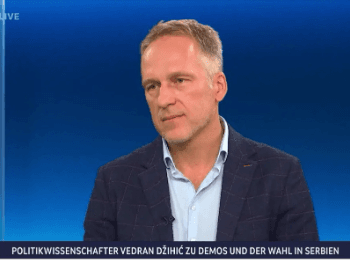 Vedran Džihić za austrijsku televiziju: Izbori u Srbiji neće biti slobodni i pošteni