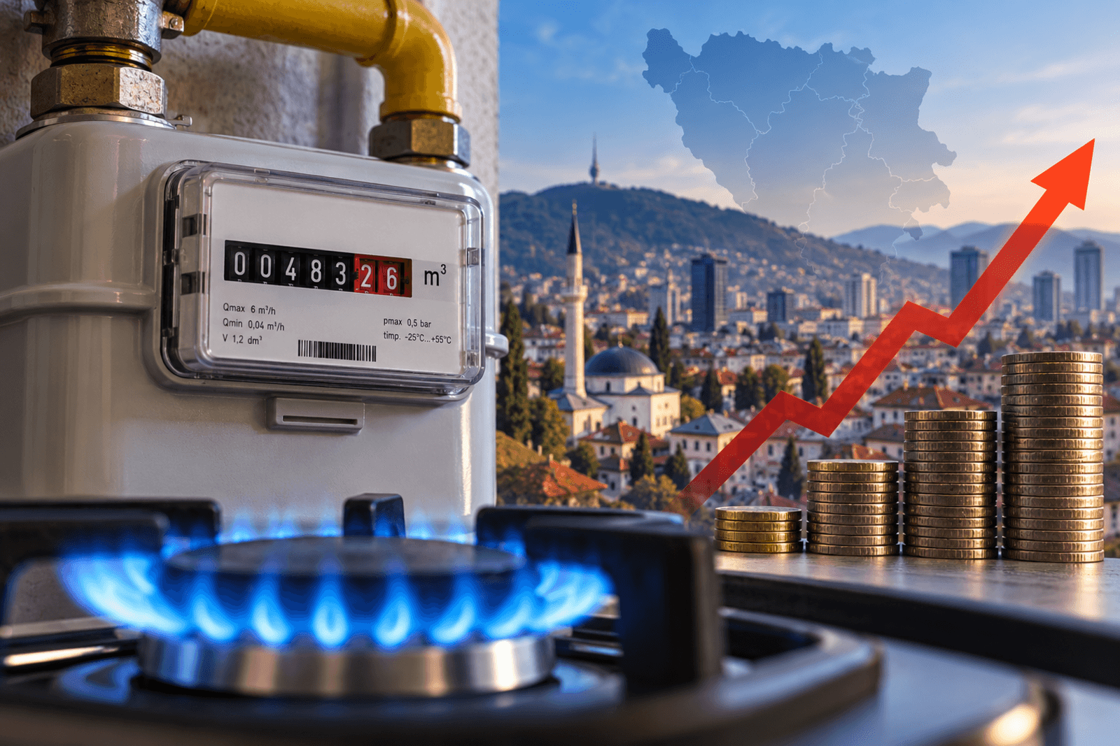 Sarajevogas objavio od kada se naplaćuje skuplji gas u FBiH - slika 1