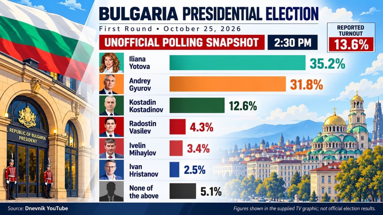 Bugarska bira predsjednika: Jotova vodi u anketama, odnos prema Rusiji dijeli kandidate - slika 1