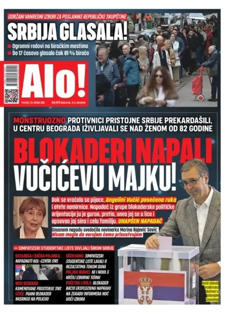 Ovo su naslovnice štampe u Srbiji jutros: Tabloidi pokušavaju ignorisati Vučićev pad