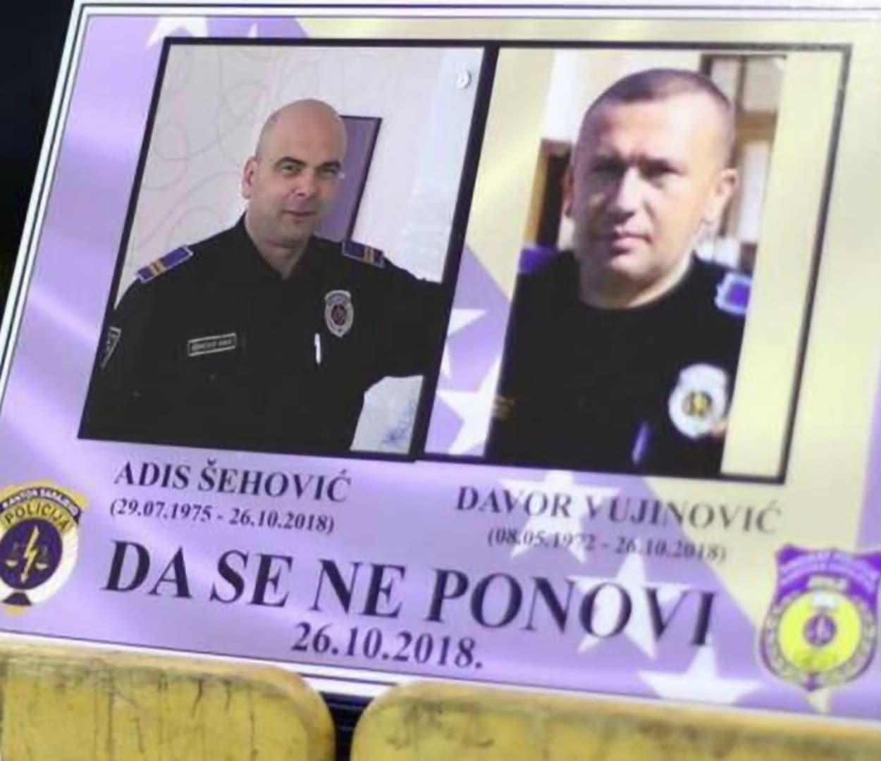 Osam godina od brutalnih ubistava policajaca Adisa Šehovića i Davora Vujinovića - slika 1