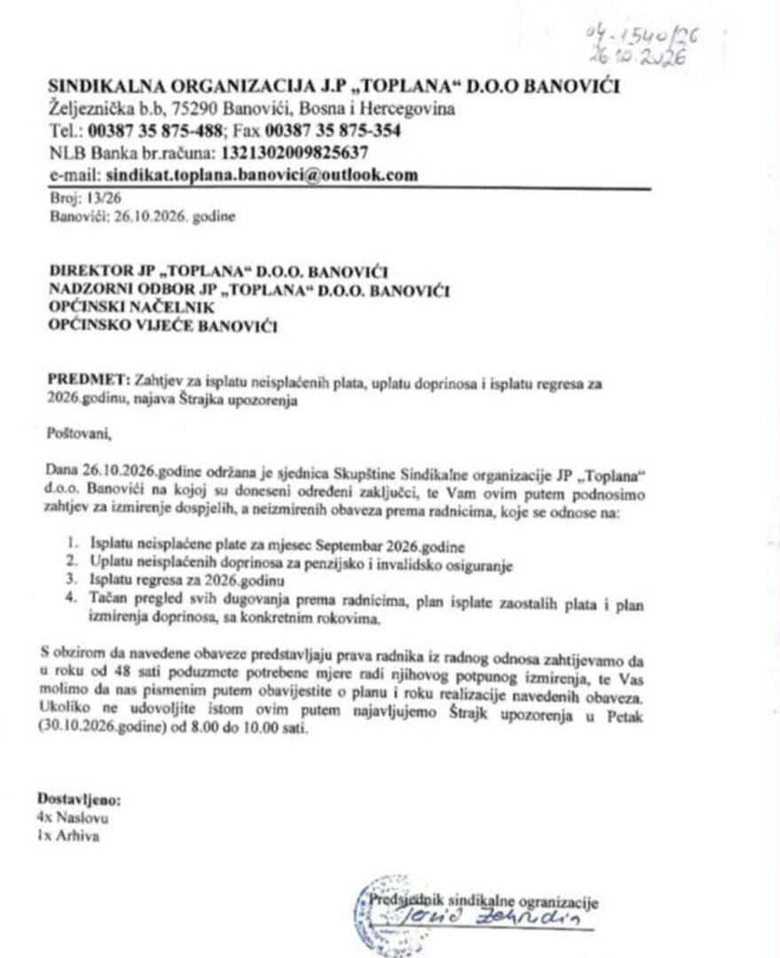 I Banovići ostaju bez grijanja?! - slika 1