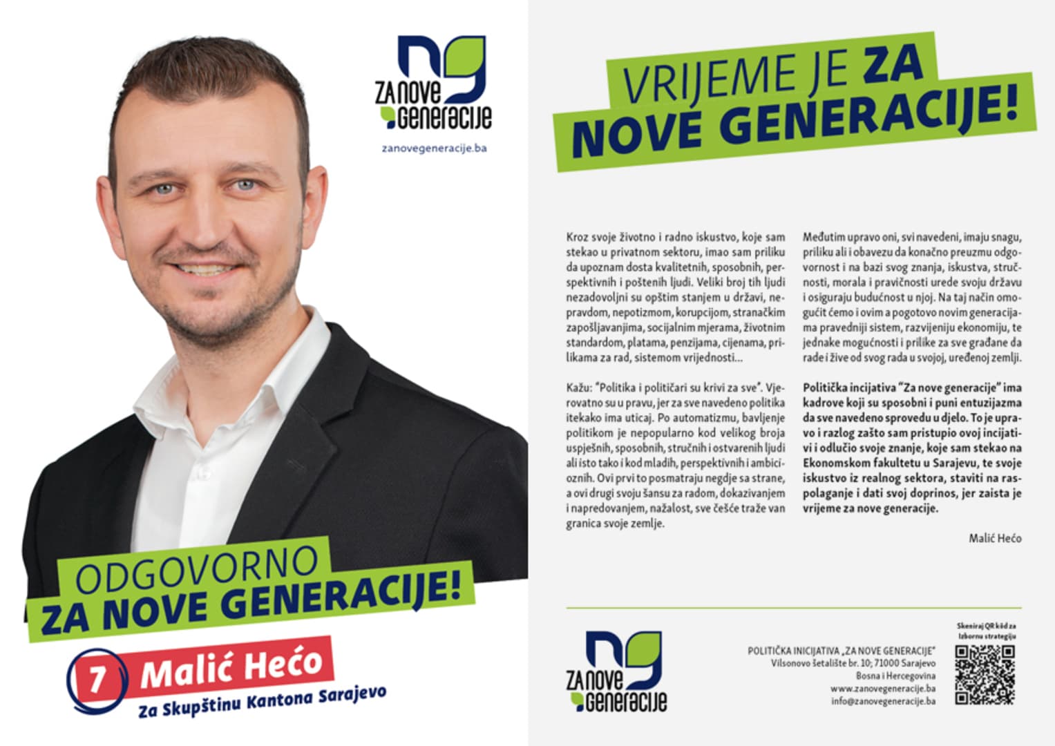 Malić Hećo: Dva razloga za kandidaturu - slika 1