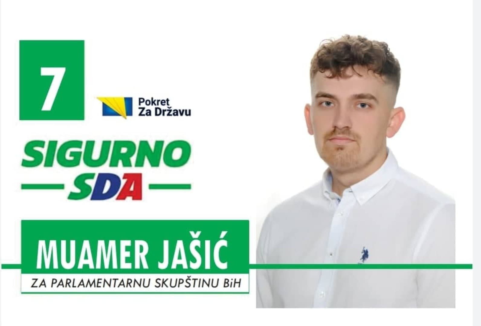 Muamer Jašić: Najmlađi kandidat za državni parlament - slika 1